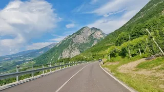 TRENTINO scenic drive | ANDALO to MEZZOLOMBARDO | Italy