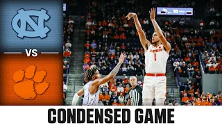 North Carolina vs. Clemson Condensed Game | 2023-24 ACC Men’s Basketball