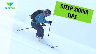 HOW TO GAIN CONFIDENCE Skiing Steeper Slopes- Les Arcs (Bonus Tip At End)