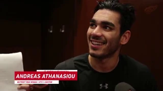 Andreas Athanasiou | 11/14 Practice Day | Detroit Red Wings