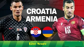 🔴LIVE l Armenia vs Croatia Live Score l European Championship Qualification l Live streaming 2023