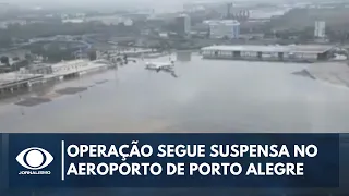 Operação segue suspensa no aeroporto de Porto Alegre | Band Jornalismo