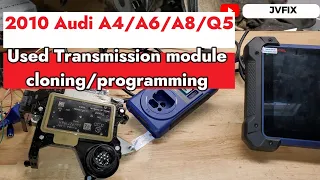 How to program and clone 2010 Audi A4,A6,A8,Q5 Transmission Control Module with autel IM608