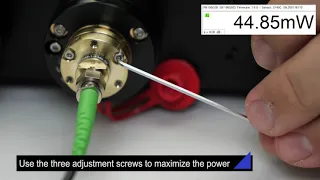[Oxxius Tuto] How to adjust the fiber coupling of your laser source