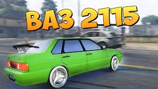 GTA 5 Mods : ВАЗ 2115 - ОБЗОР И КРАШ ТЕСТ