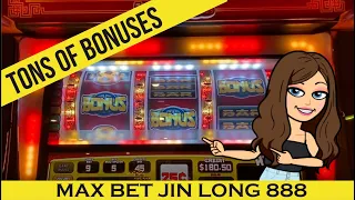 JIN LONG 888 SLOT MACHINE - Nice Profit! Tons of Bonuses - High Limit * MAX BET