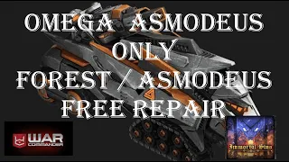 War Commander- OMEGA ASMODEUS / ONLY FOREST AND ASMODEUS / FREE REPAIR