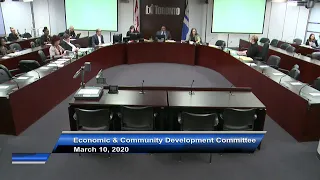 Economic and Community Development Committee - March 10, 2020 - Part 2 of 2