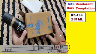 AXE Deodorant Dark Temptation Unboxing | Rs -199 | 215 ML