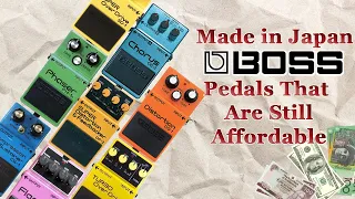 Made In Japan Boss Pedals That Are Still Affordable