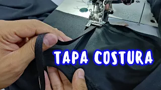 Tapa Costura de Playera / Remera Usando tu Maquina Collarette