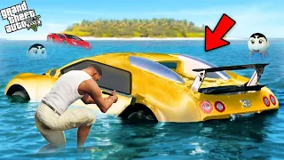 GTA 5 : Franklin Lost His New Car In Ocean in GTA 5 ! (GTA 5 Mods)