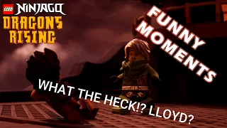 NINJAGO DRAGONS RISING || FUNNY MOMENTS || NINJAGO MEME COMPILATION