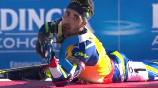 CLOSEST FINISH ! Biathlon World Cup 3 (2015-2016) - Men's 15km Mass Start race