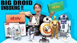 Star Wars Droid BIG Toy Unboxing, Sphero, LittleBits, BB-8, C-3PO, R2-D2 | James Bruton