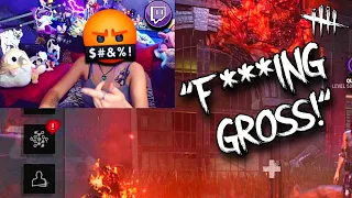 Salty Streamer Calls Me GROSS! - Dead By Daylight