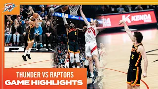 OKC Thunder vs Toronto Raptors | Game Highlights | February 4, 2024