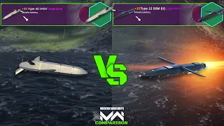 Type 40 JHGV VS Type 12 SSM (U) | Legendary Missile Comparison | Modern Warships