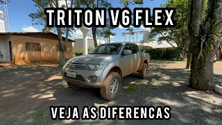 TRITON V6 FLEX 4x4!! CAMIONETE INCRÍVEL, VEJA AS DIFERENÇAS DA DIESEL 🚜💨