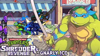 TMNT: Shredder's Revenge - Arcade Mode - Gnarly 1CC (Leonardo)