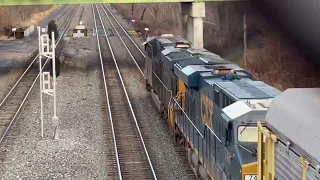 1 Hour of Trains! Winter 2023-24 Railfanning Compilation in Central New York