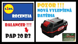 Pozor !!! Lidl začal predávať vylepšené batérie👍👍👍 PAP 20 B3