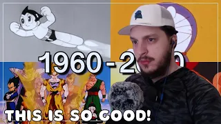 REACTING To The History Of Anime Through Openings (1960 - 2020)