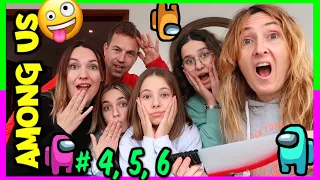 AMONG US en la VIDA REAL #4, 5 y 6  ¿Quien es el IMPOSTOR? Jugamos AMONG US en la vida real