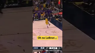 LeBron James with one of the worst dunk attempts you will ever see☠️