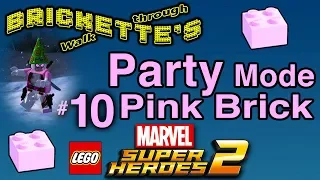 Party Mode Pink Brick, LEGO Marvel SuperHeroes 2 Gwenpool Mission 10 “Poole Party” We get Gwenpool