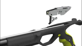 New Mares Strike speargun trigger mechanism