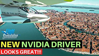 MSFS | NEW NVIDIA DRIVER UPDATE! | VERSION 516.40