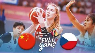 China v Czech Republic | Full Basketball Game |  FIBA U19 Women's Basketball World Cup 2023