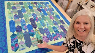 BEAUTIFUL Kaffe Fassett - "Upstream" Quilt Tutorial!!