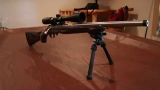 Setting Up My 17 HMR Ruger American Rimfire Target Rifle, Scope, Bipod, and Zeroing it in