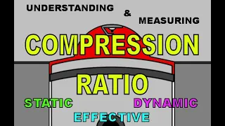 Understanding & Measuring Compression Ratio : Static, Dynamic, Effective, Two & Four Stroke