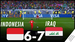 🔴INDONESIA U23 VS IRAK U23 - Pertandingan Langsung Piala Asia AFC U23 2024 | SimulasiPermainanVideo