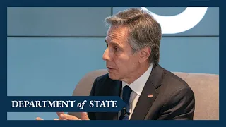 Secretary Blinken's interview with Peggy Collins of Bloomberg News