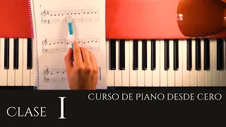 Curso de Piano desde cero | PDF con partituras | Clase 1