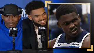 Anthony Edwards & Karl-Anthony Towns Sound Off On ASSERTIVE Game 2 W! | May 6, 2024