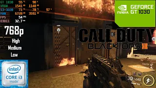 Call of Duty Black Ops 3 [PC] - I3-3220 + 8GB RAM + GT 1030