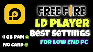 FREE FIRE LD PLAYER LAG FIX || LD PLAYER BEST SETTINGS FOR FREE FIRE || LD PLAYER PROBLEMS SOLUTIONS