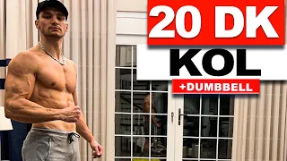 20 DK Dumbbell İle Efsane Kol Antrenmanı // Devasa Kol İsteyenlere!! | velikaans