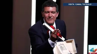 Antonio Banderas gana premio a mejor actor en Festival de Cannes