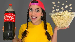 Mukbang Giant Popcorn 자이언트 팝콘 푸드 챌린지 by DUBYBUBA