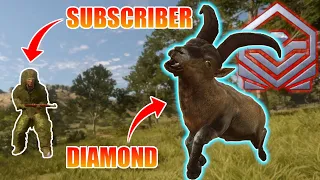 My Subscriber Helps Me Get A Diamond! | theHunter: Call of the Wild - Cuatro Colinas