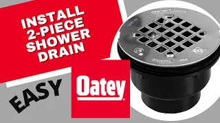 Install Oatey 2 Piece Shower Drain #diy #how #howto