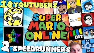 10 YOUTUBERS vs 2 SPEEDRUNNERS [SM64 70 Stars] ft. Cheese05, SimpleFlips, SMG4, NathanielBandy