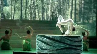 Chinese incredible gymnast - Танцевально-цирковая композиция "Весенняя зелень" - Part III