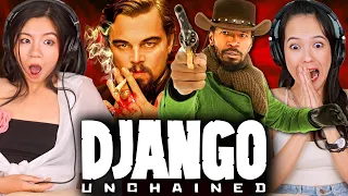 Foreign Girls React | Django Unchained | First Time Watch